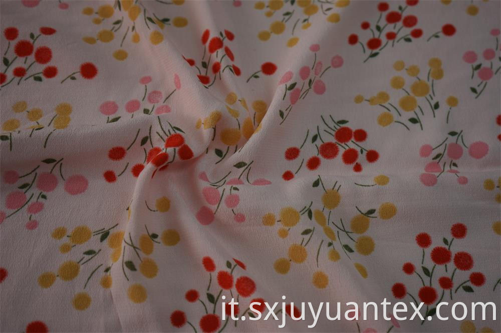 Eco-Friendly Morocian Crepe Print Fabric